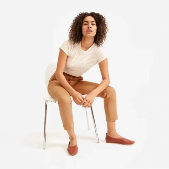 Everlane - The Sim Leg Crop - Brown/Tan - Size 00 - Good Condition!! - Picture 5 of 14